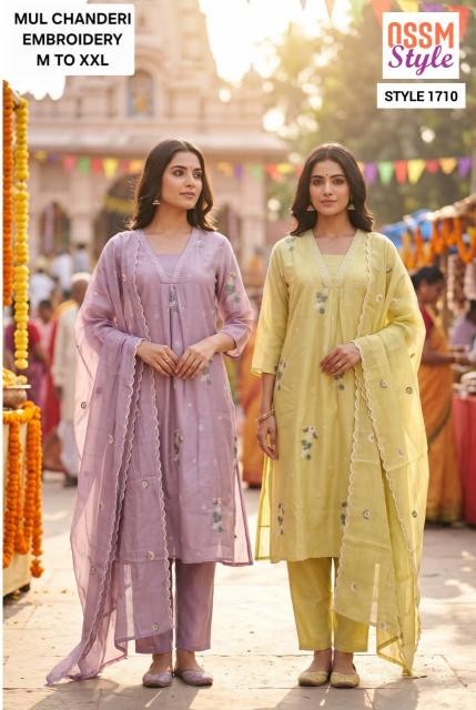 Ossm style 1710 kurti fabrics material wholesale in tirupur